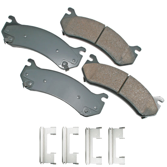 Akebono ProACT Ultra-Premium Front Brake Pads & Rear ACT785