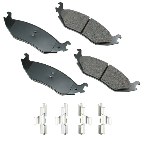 Akebono Brake Pads Rear Chrysler 07-09 Dodge Durango 03 ACT898