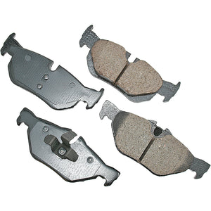 Akebono Brake Pads Rear BMW 128i 08-13 323i 10-11 EUR1267