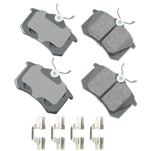 Akebono Brake Pads Rear Audi A3 11-13 A4 00-06 EUR340B