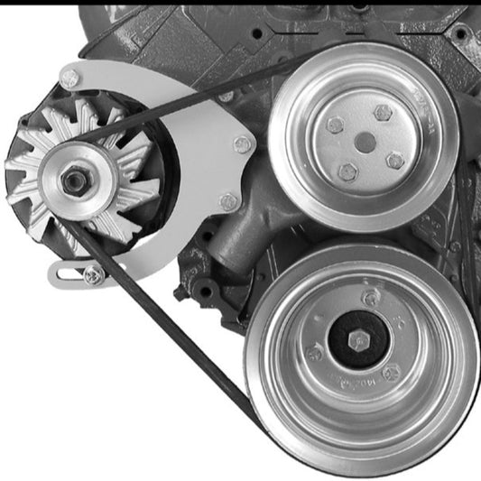 Alan Grove Components BBC LWP Mid-Mount Alternator Bracket Passenger Side 225R