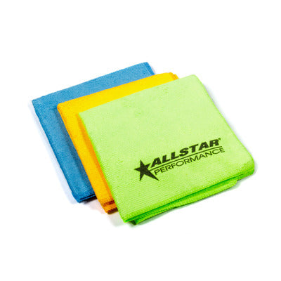 Allstar Microfiber Towels 3pk 12in x 12in