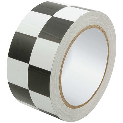 Allstar Racers Tape 2in x 45ft Checkered Black/White