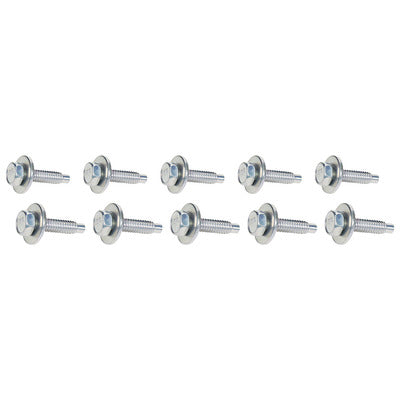 Allstar Body Bolt 1-1/8in 10pk Silver