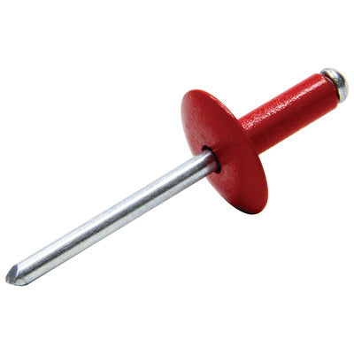 Allstar Large Head Rivet Red 250pk