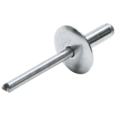 Allstar Large Head Rivet Silver Alum 250pk