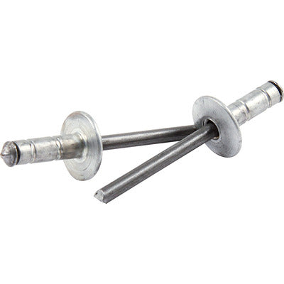 Allstar Medium Head Rivet Silver 250pk Multi Grip Alum