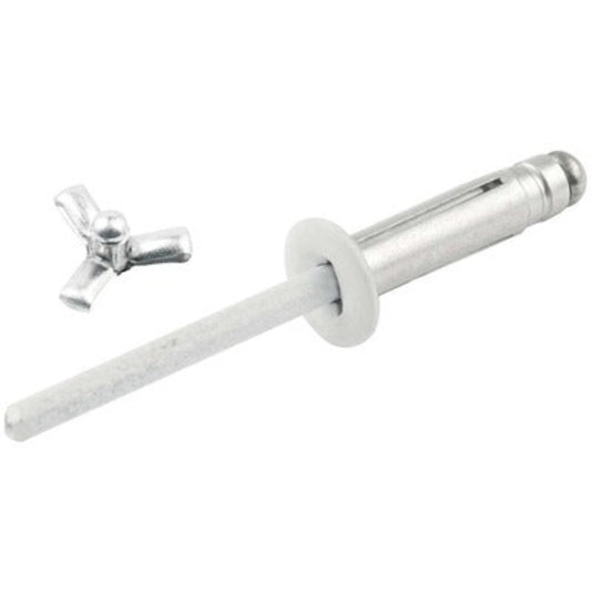 Allstar Small Head Rivet 250pk White Flange Type