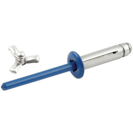 Allstar Small Head Rivet 250pk Chev Blue Flange Type