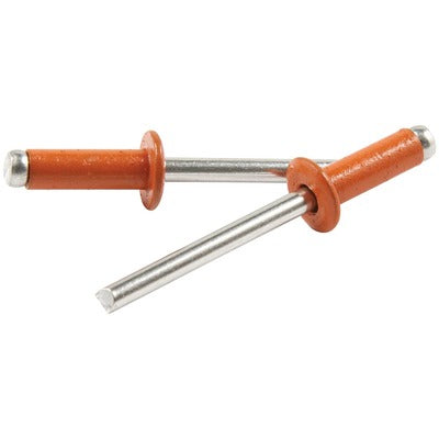 Allstar Small Head Rivet Orange Alum 250pk