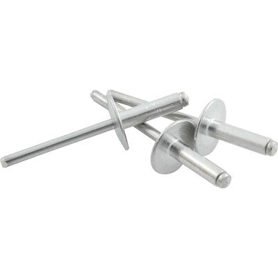 Allstar Large Head Rivet 250Pk Silver