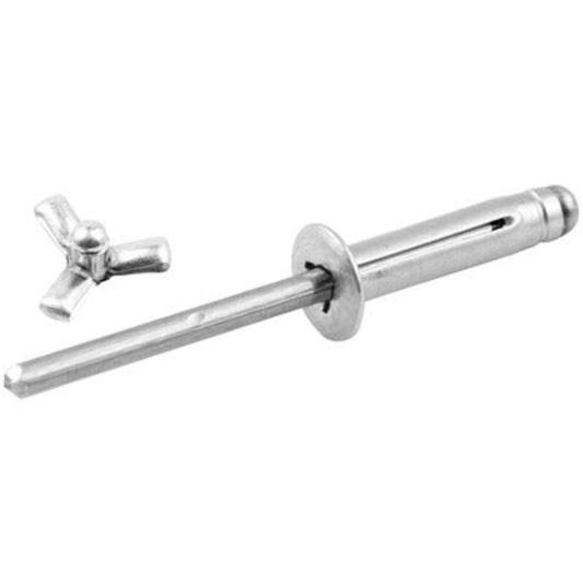 Allstar Small Head Rivet 250Pk Silver Flange Type Aluminum Mandrel