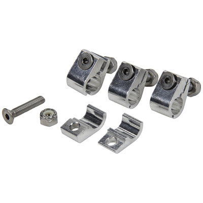 Allstar 2pc Aluminum Line Clamps 3/8in 4pk