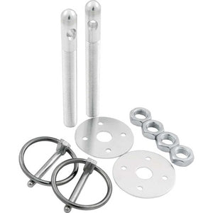 Allstar Aluminum Hood Pin Kit 3/8in Silver