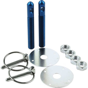 Allstar Aluminum Hood Pin Kit 1/2in Blue