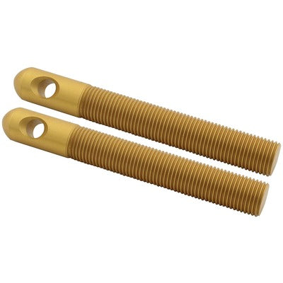 Allstar Replacement Aluminum Hood Pins 1/2in Gold 2pk