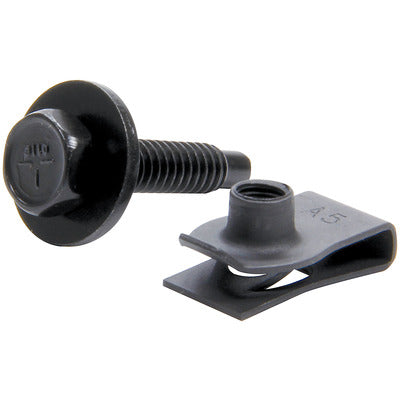 Allstar Body Bolt Kit w/ Clips 50pk Black