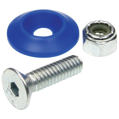 Allstar Countersunk Bolt Kit Blue 50pk