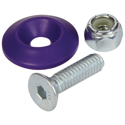 Allstar Countersunk Bolt Kit Purple 10pk