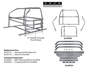 Allstar Roll Cage Kit - Mini Enduro/Ford Escort