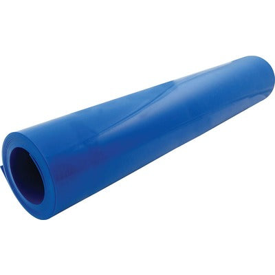 Allstar Plastic Sheeting - Chevron Blue Plastic 10ft x 24in