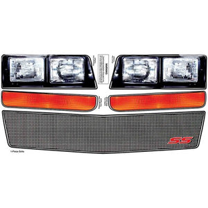 Allstar Headlight Decal Kit with Mesh Grille - Monte Carlo SS 1983-88