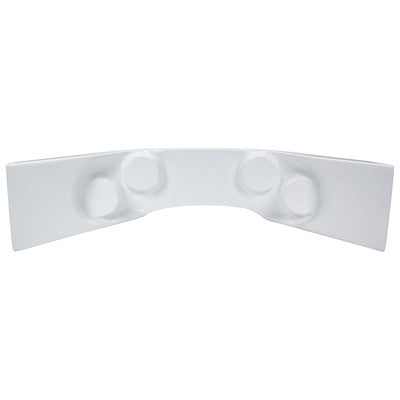 Allstar Fiberglass Curved Dash Panel - White