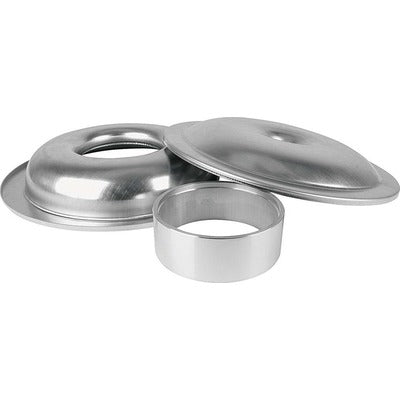 Allstar Lightweight 14in Air Cleaner Kit Plain No Element 2in Spacer