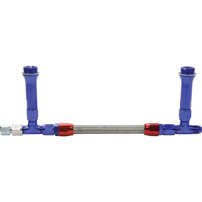 Allstar Fuel Line Kit 9-5/16in Std Holley -6AN Blue