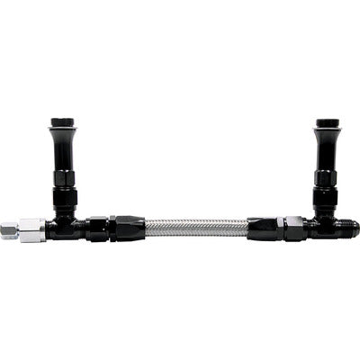 Allstar Fuel Line Kit 9-5/16in Std Holley Black