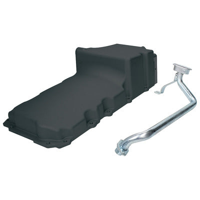 Allstar LS Oil Pan Cast Aluminum Black