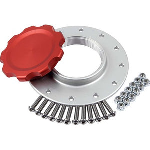 Allstar Fuel Cell Cap and Bung RCI/JAZ 12-bolt Red