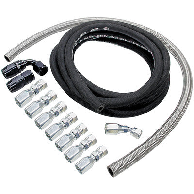 Allstar Power Steering Hose Kit Rack Front