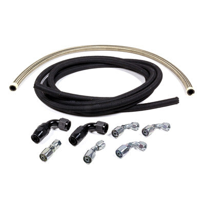 Allstar Power Steering Hose Kit Box to Bellhousing Mount