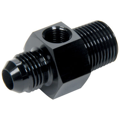 Allstar Gauge Adapter 3/8in NPT x -6 Male x 1/8in NPT