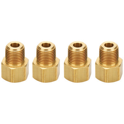 Allstar Adapter Fittings 1/8 NPT to 1/4 Line 4pk