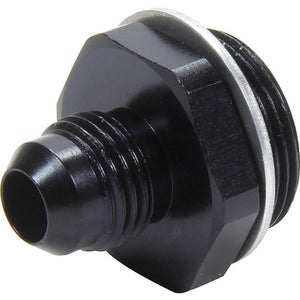 Allstar Carb Fitting w/Washer 7/8-20 to -6 Male Black