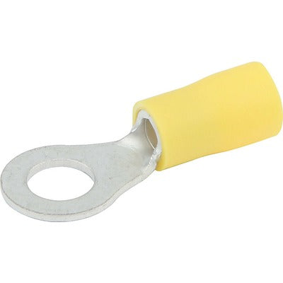 Allstar Ring Terminal 1/4in Hole Insulated 12-10 20pk