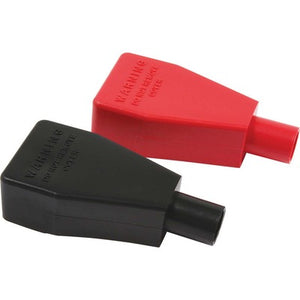 Allstar Battery Terminal Covers Red/Black 1pr