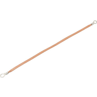 Allstar Copper Ground Strap 24in w/ 1/4in Ring Terminals