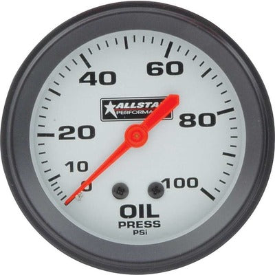 Allstar Oil Pressure Gauge 0-100PSI 2-5/8in