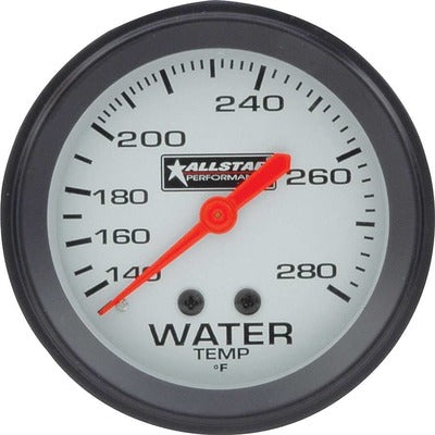 Allstar Water Temp Gauge 140-280F 2-5/8in