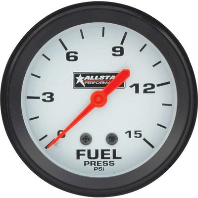 Allstar Fuel Pressure Gauge 0-15PSI 2-5/8in