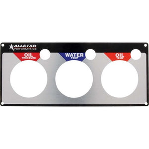 Allstar Replacement 3 Gauge Panel OP/WT/OT