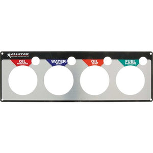 Allstar Replacement 4 Gauge Panel OP/WT/OT/FP