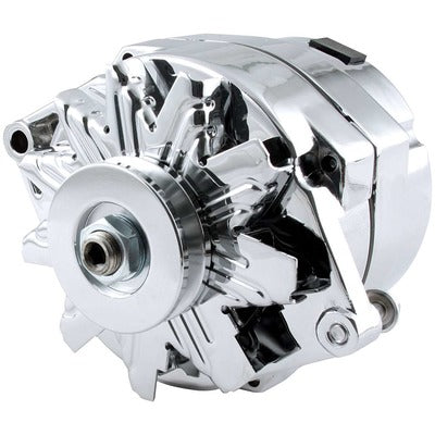 Allstar GM Alternator Chrome 100 Amp 1-Wire