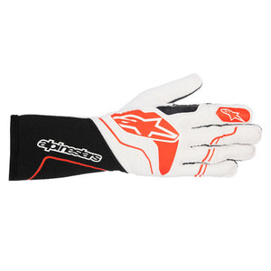 Alpinestars Tech-1 ZX Gloves - Black/White/Red