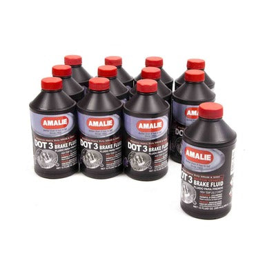 Amalie DOT 3 Brake Fluid Case of 12 (12 oz)
