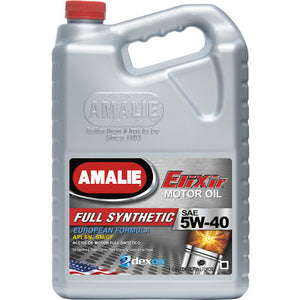 Amalie Elixir Full Synthetic 5W40 Motor Oil Dexos2 European Formula - Gallon