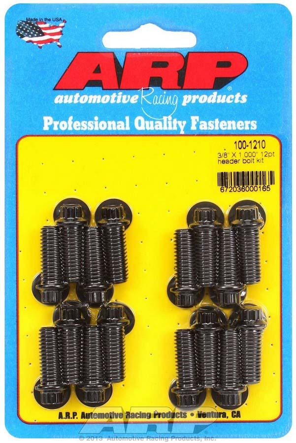 ARP Header Bolt Kit - 12pt 3/8 x 1.00 UHL (16) 100-1210